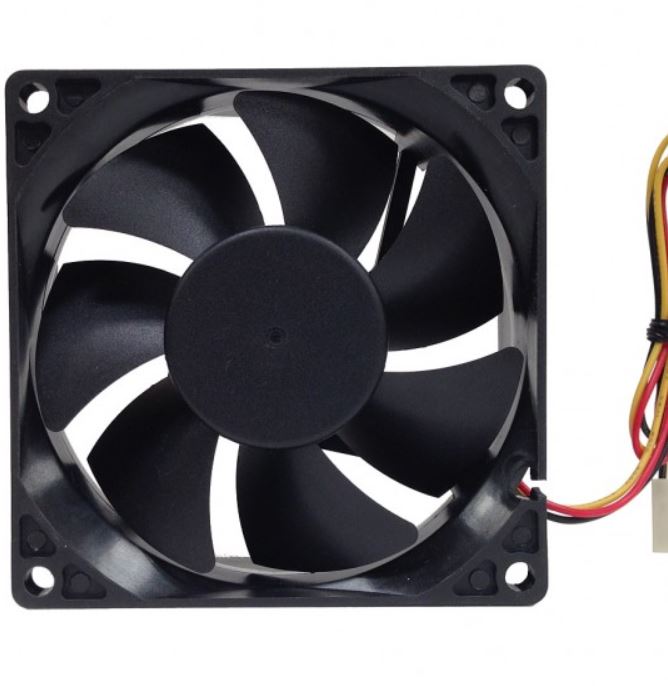 Repalcement 80mm TFX Silent Case Fan -  Fan only no Screw for Aywun SQ05 TFX PSU 2500rpm. Mini 2Pin Connector.