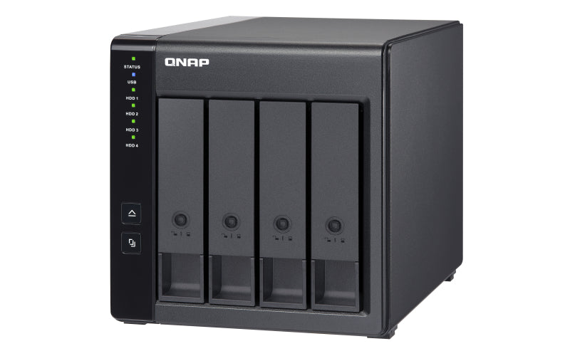 QNAP TR-004 storage drive enclosure HDD/SSD enclosure Black 2.5/3.5