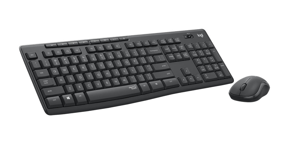 Logitech MK295 keyboard Mouse included Office RF Wireless Graphite