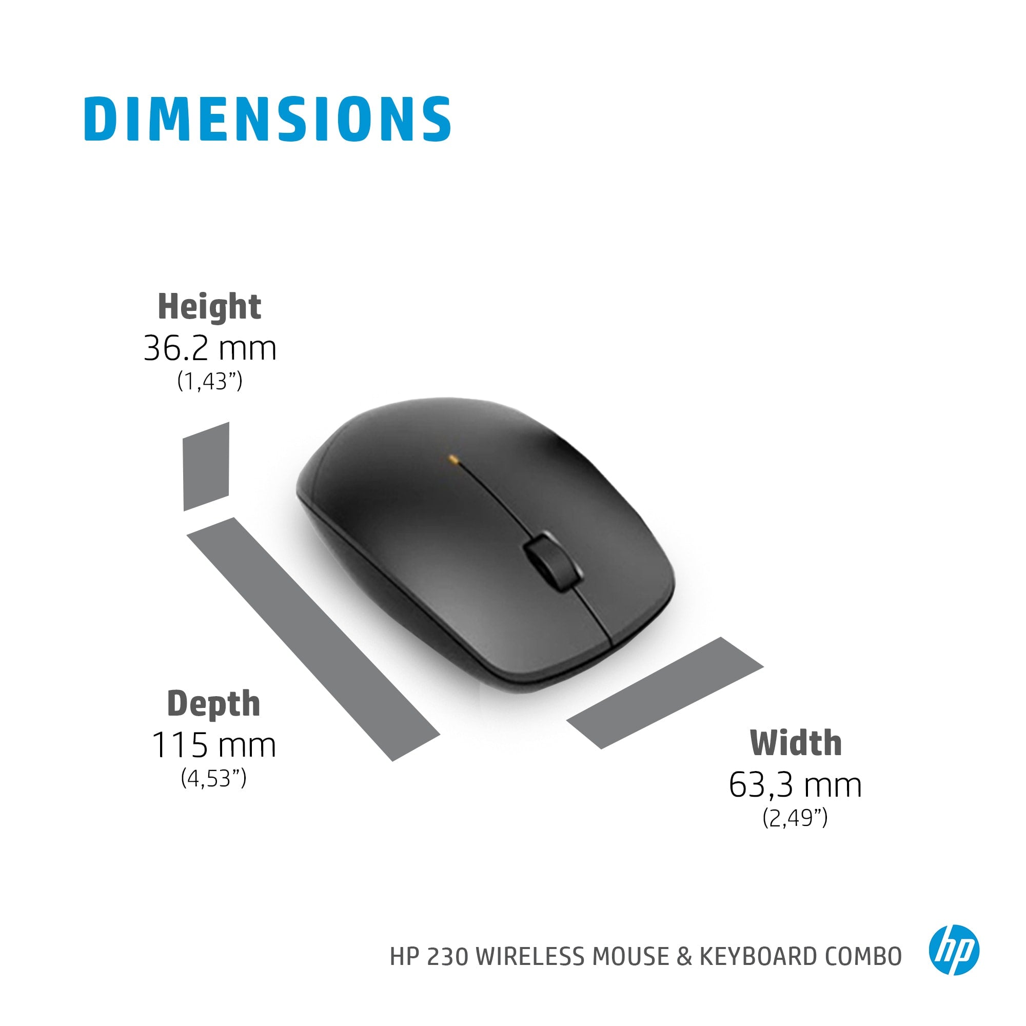 HP 230 Wireless Mouse and Keyboard Combo