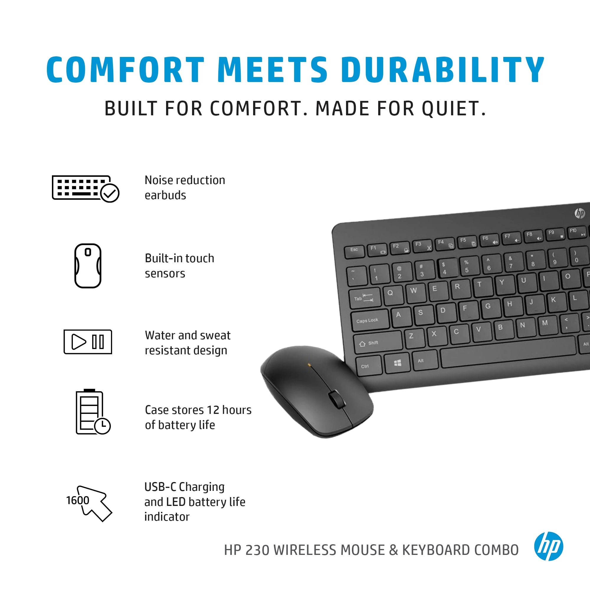 HP 230 Wireless Mouse and Keyboard Combo