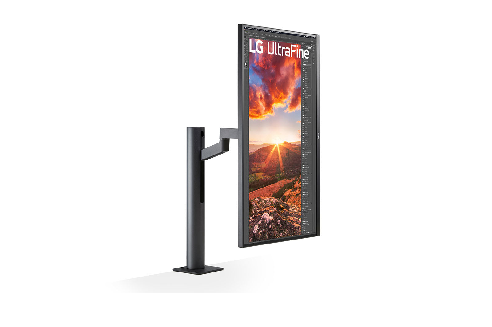 LG 27' IPS Ergo 4K (3840x2160) C-Clamp USB-C x1 ,HDR 400, VESA 100mm, Speakers Height Adjustable. 3 Years Limited