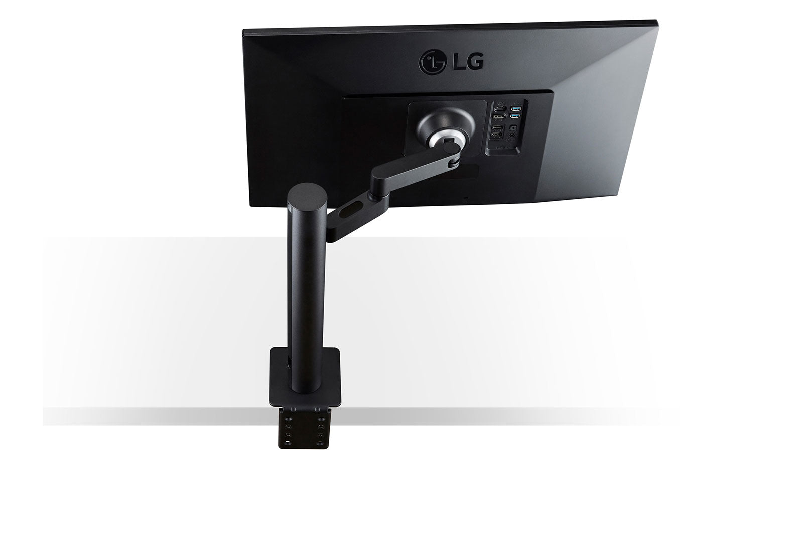 LG 27' IPS Ergo 4K (3840x2160) C-Clamp USB-C x1 ,HDR 400, VESA 100mm, Speakers Height Adjustable. 3 Years Limited