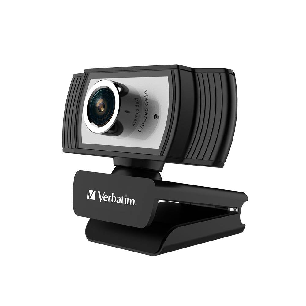 Verbatim 66614 webcam 2 MP 1920 x 1080 pixels USB 2.0 Black, Silver