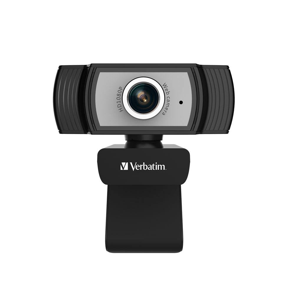 Verbatim 66614 webcam 2 MP 1920 x 1080 pixels USB 2.0 Black, Silver