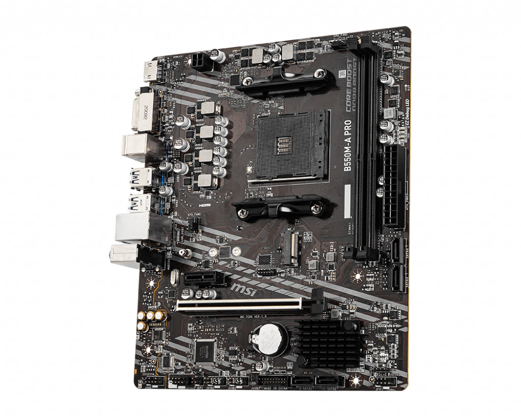 MSI B550M-A PRO motherboard AMD B550 Socket AM4 micro ATX