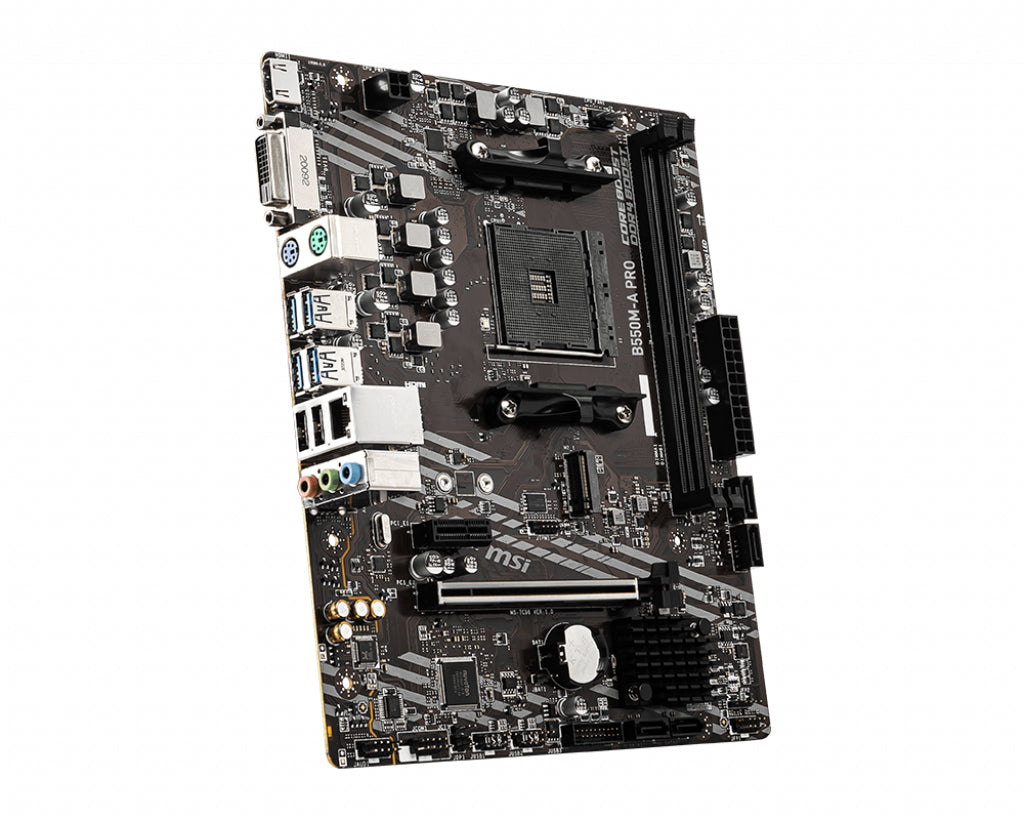 MSI B550M-A PRO motherboard AMD B550 Socket AM4 micro ATX