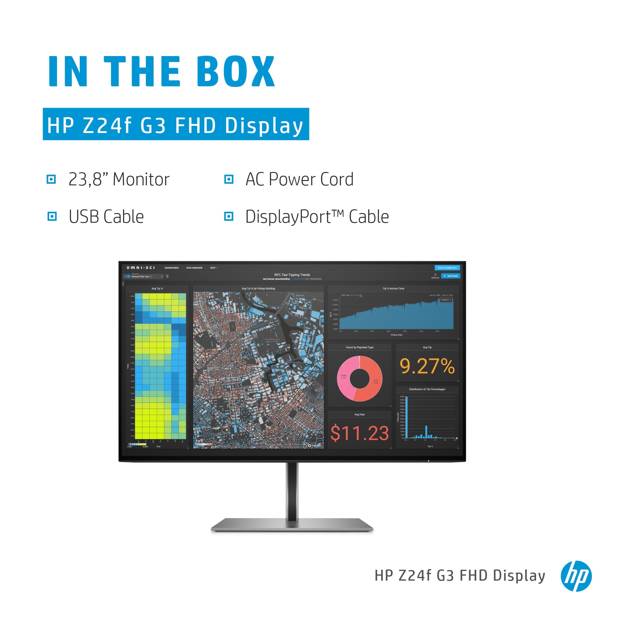 HP Z24f G3 FHD Display