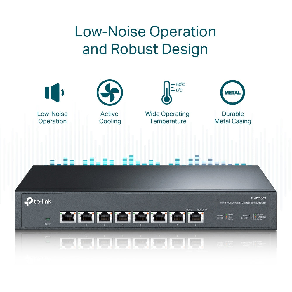 TP-Link 8-Port 10G Desktop/Rackmount Switch