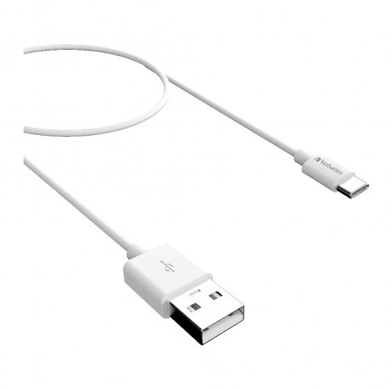 Verbatim 66584 USB cable USB 2.0 1 m USB A USB C White