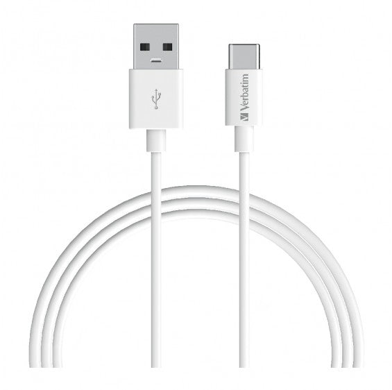 Verbatim 66584 USB cable USB 2.0 1 m USB A USB C White