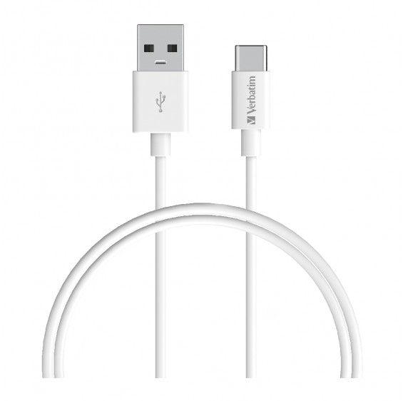 Verbatim 66584 USB cable USB 2.0 1 m USB A USB C White