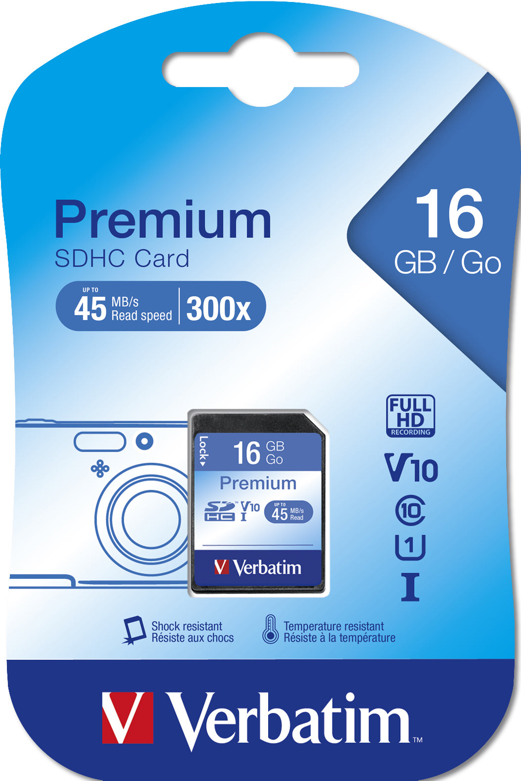 Verbatim Premium 16 GB SDHC Class 10