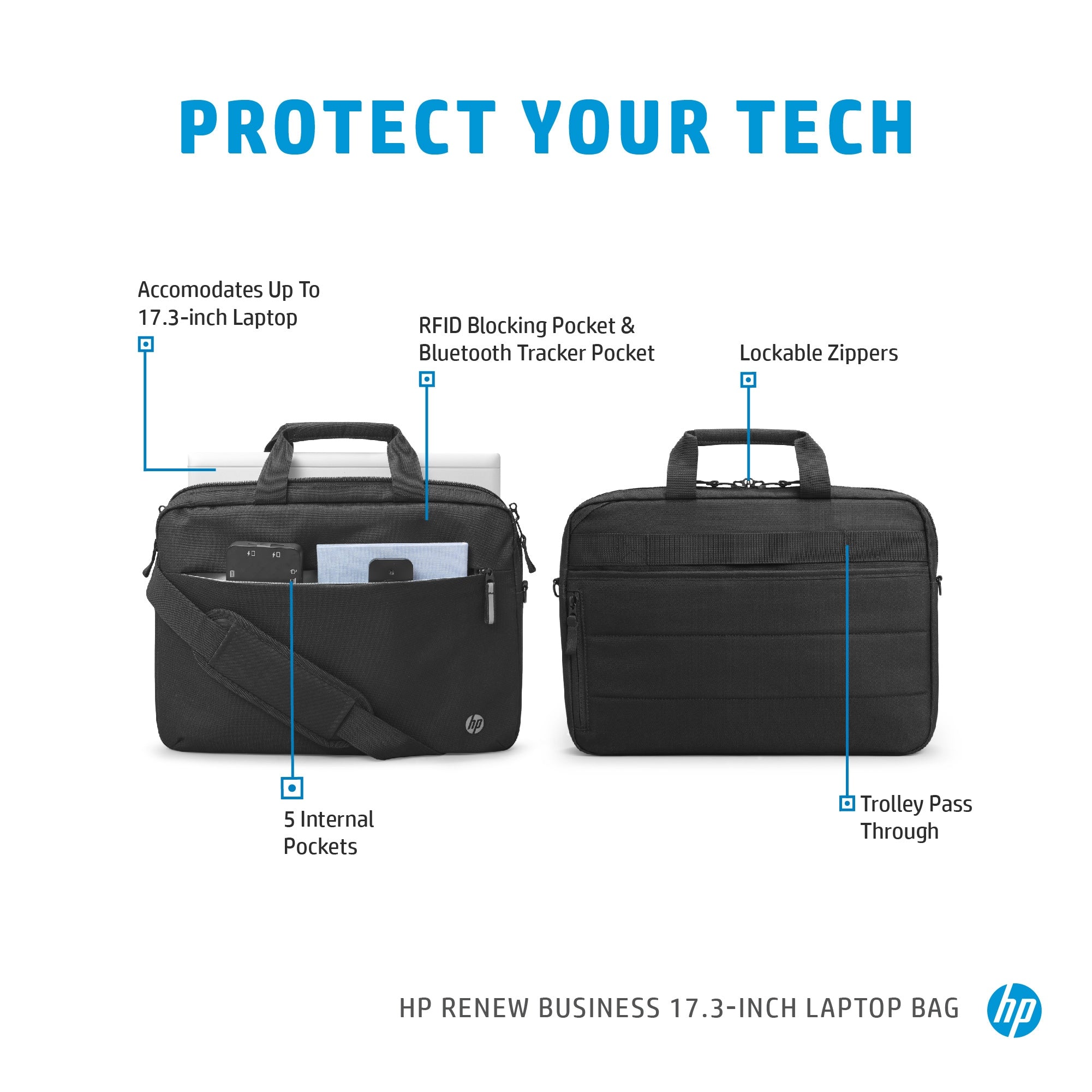 HP Renew Business 17.3-inch Laptop Bag