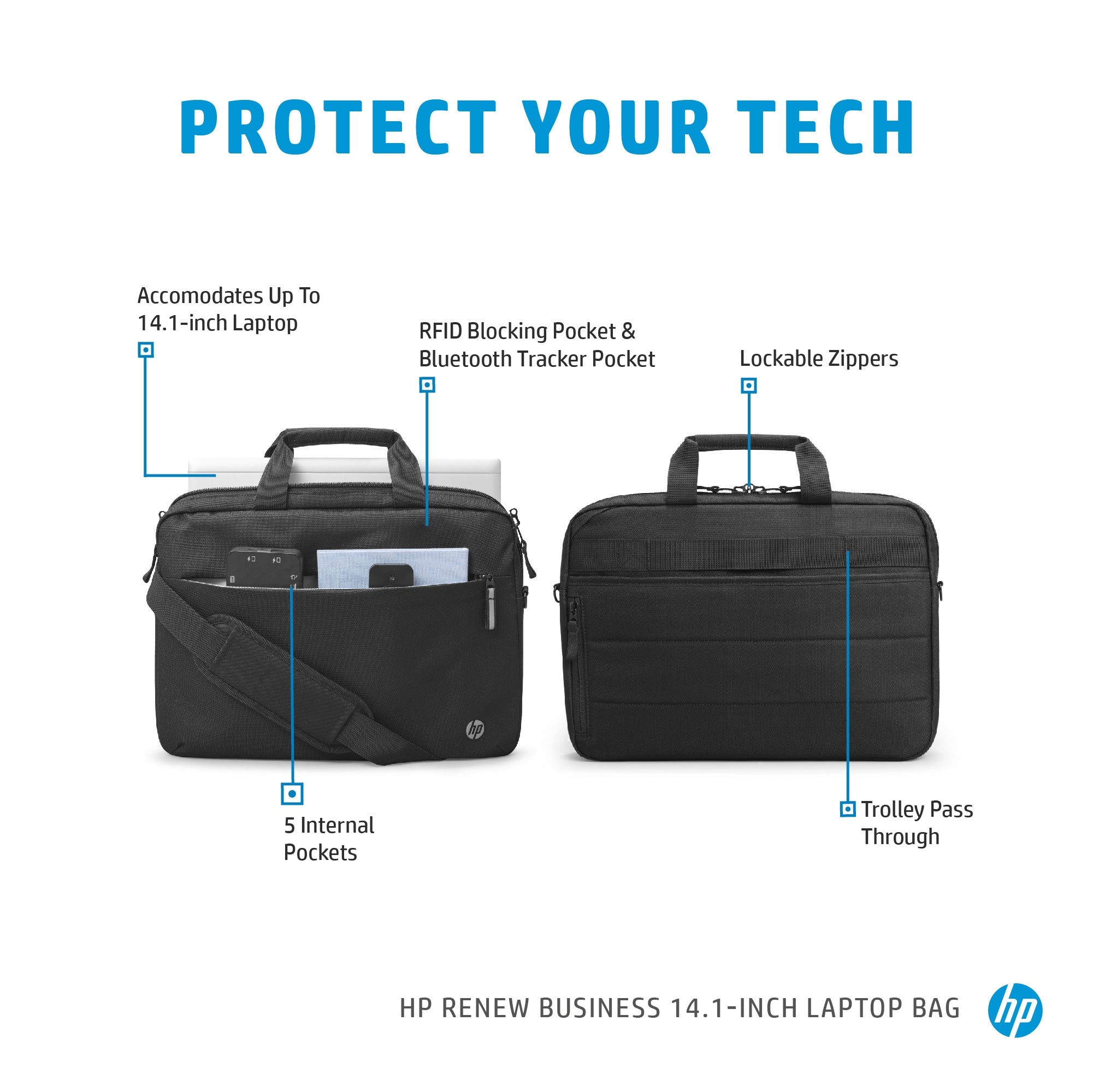 HP Renew Business 14.1-inch Laptop Bag