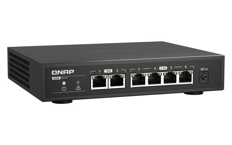 QNAP QSW-2104-2T network switch Unmanaged 2.5G Ethernet (100/1000/2500) Black