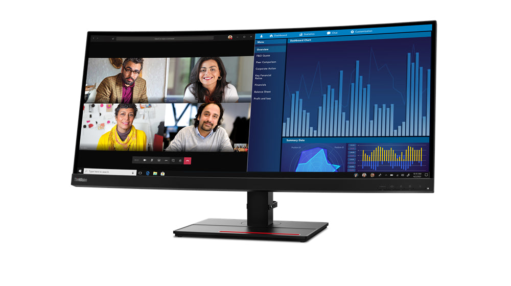 Lenovo ThinkVision P34w-20 LED display 86.7 cm (34.1