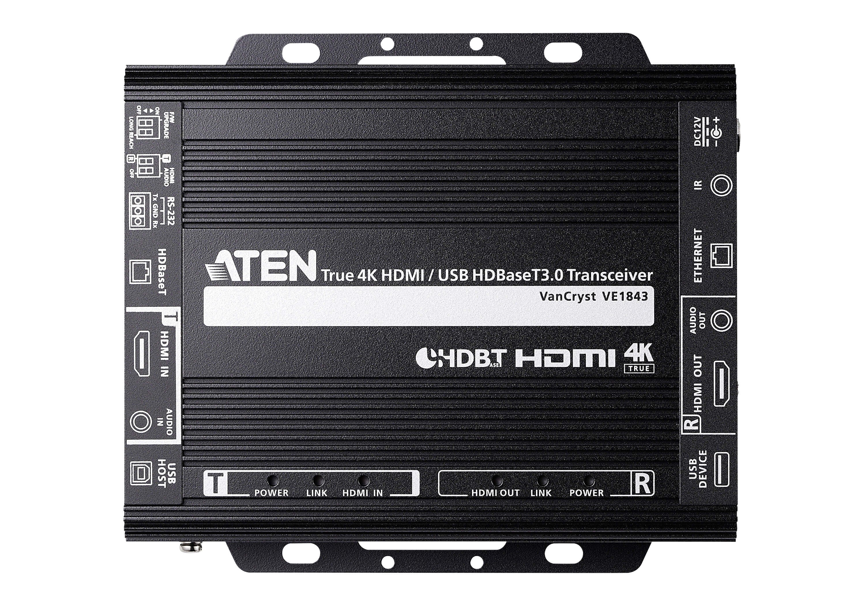 ATEN VE1843 AV repeater Black