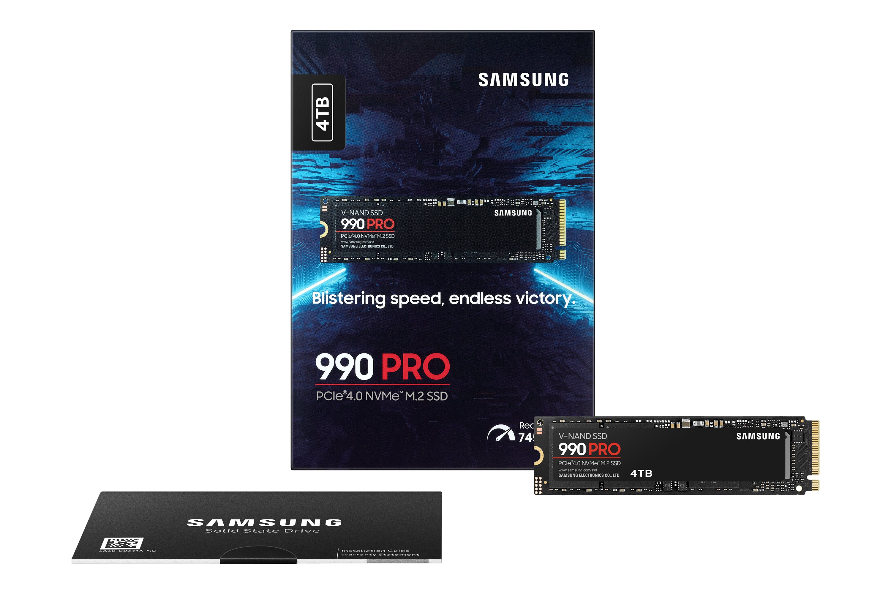 Samsung 990 PRO 4 TB M.2 PCI Express 4.0 NVMe V-NAND MLC