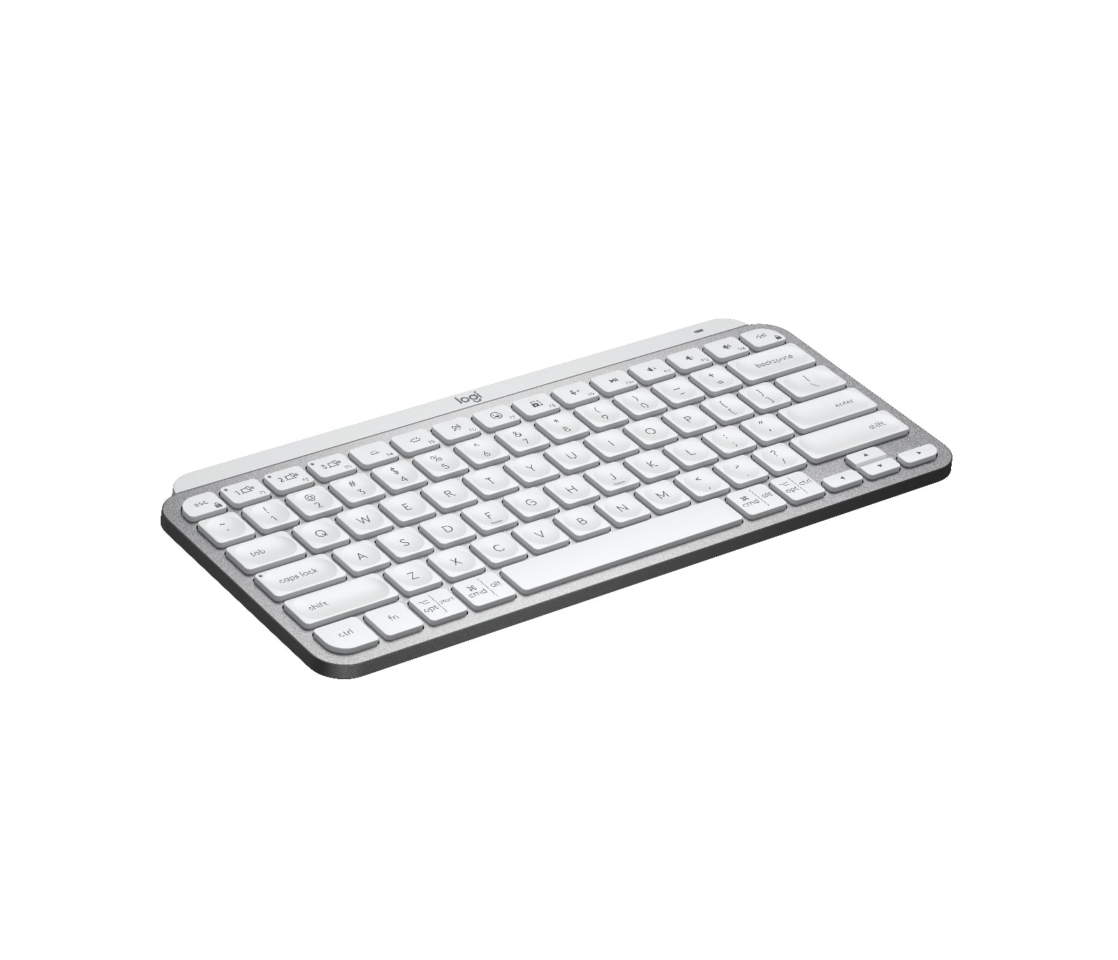 Logitech MX Keys Mini keyboard Universal RF Wireless + Bluetooth Aluminium, White