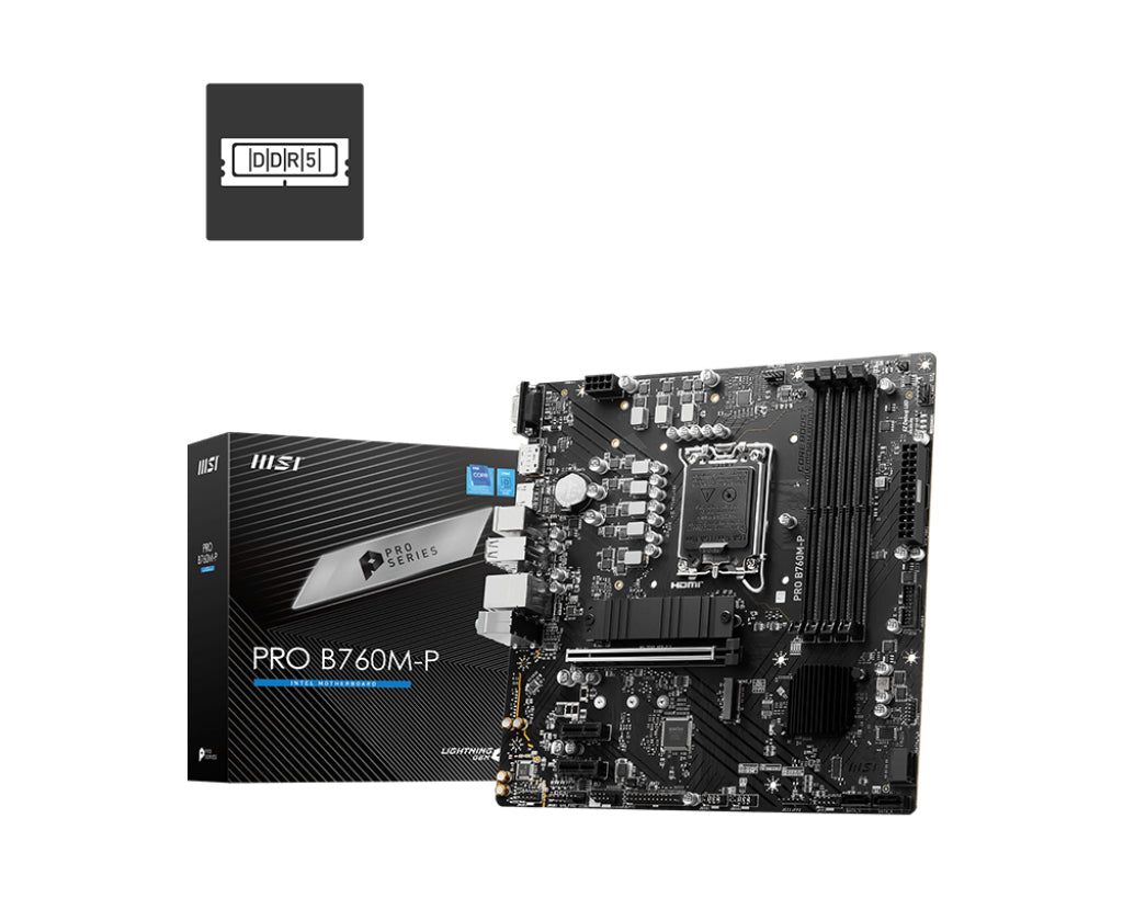 MSI PRO B760M-P motherboard Intel B760 LGA 1700 micro ATX