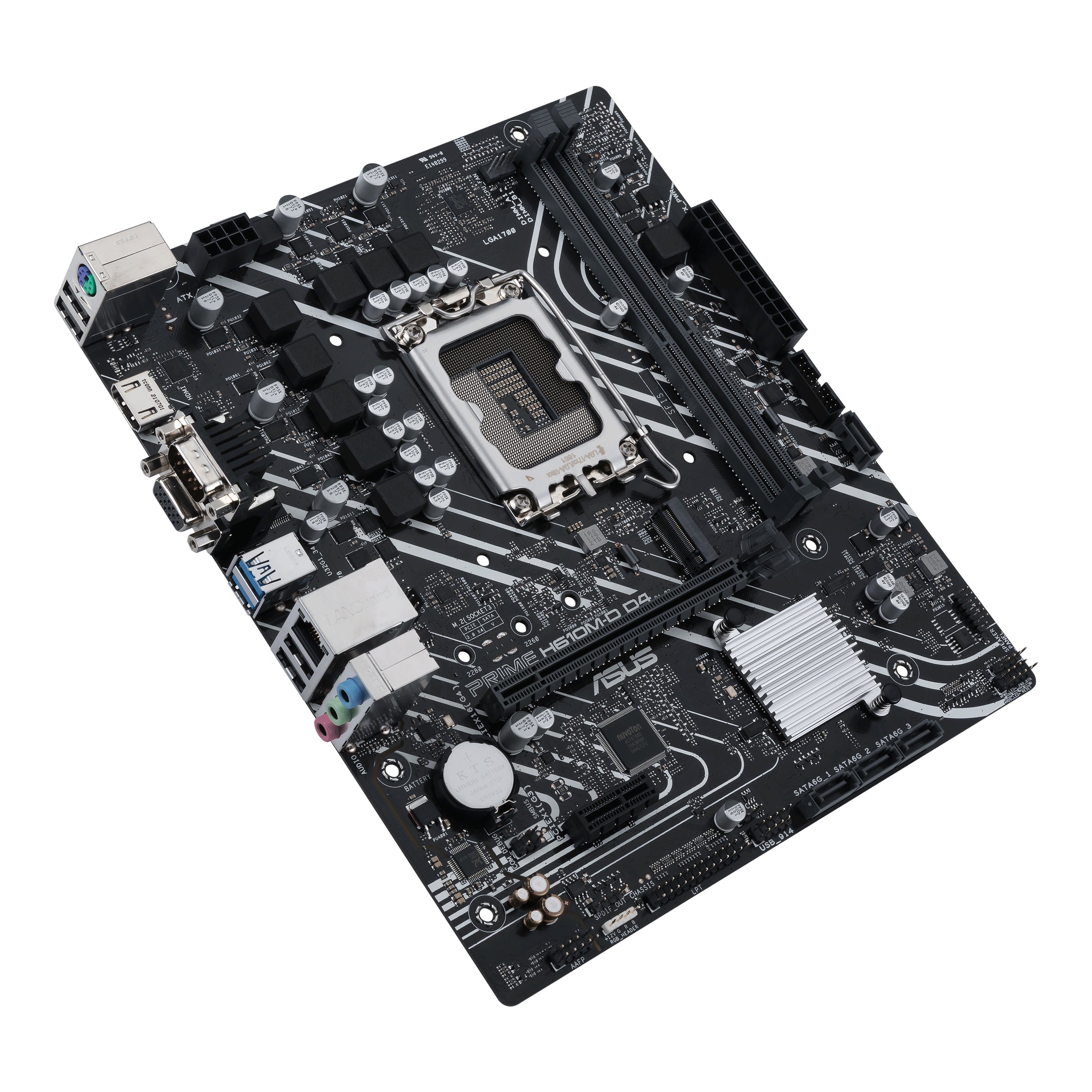 ASUS PRIME H610M-D D4-CSM motherboard Intel H610 LGA 1700 micro ATX