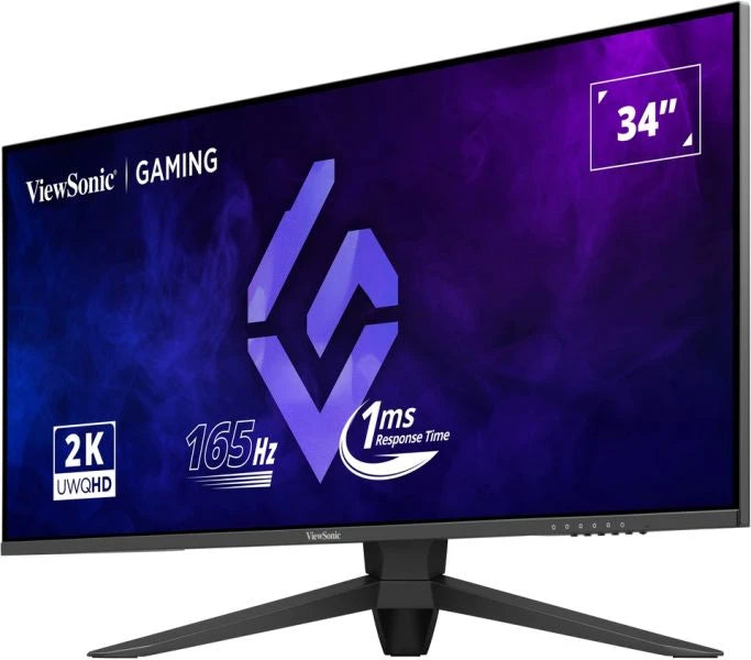 ViewSonic 34'  3440x1440, 165Hz, HDR10,  21:9, 1ms,  Office Gaming Ultra Wide Flat Monitor