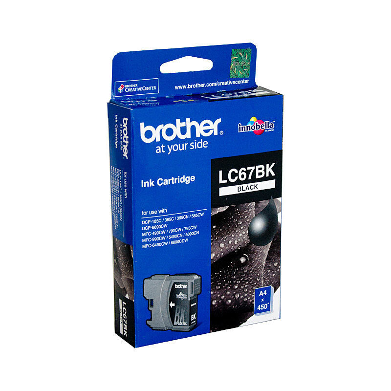 Gaming DesktopBrother LC67 Black Ink Cart