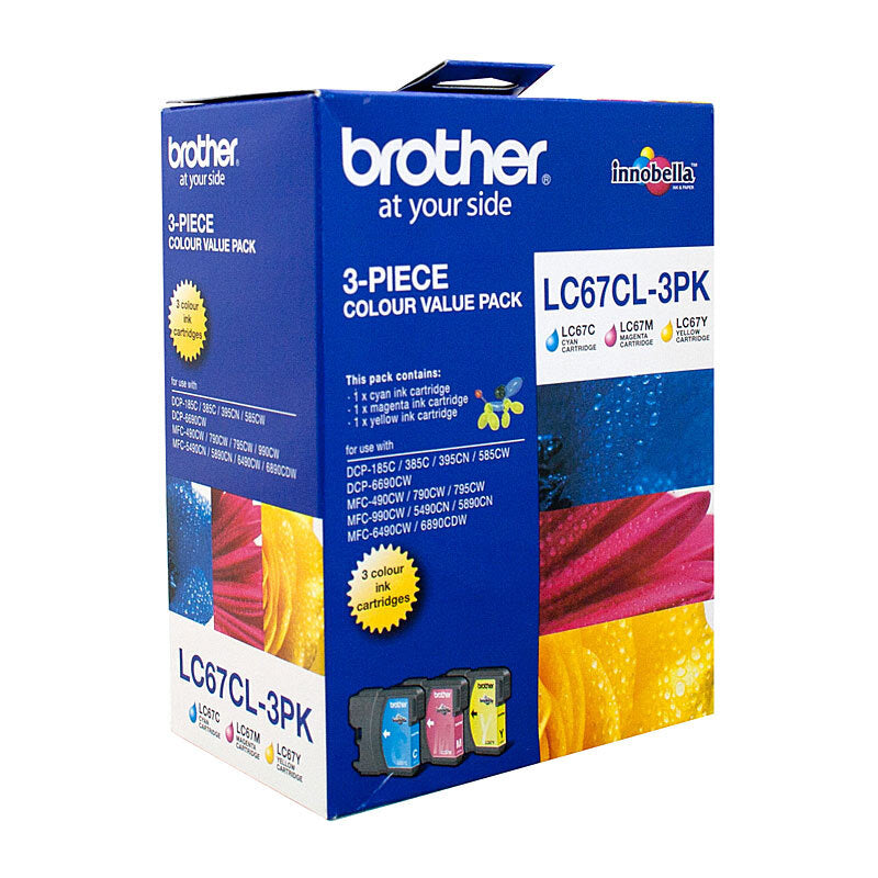 Gaming DesktopBrother LC67 CMY Colour Pack