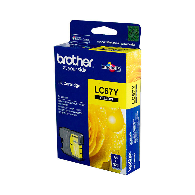 Gaming DesktopBrother LC67 Yellow Ink Cart