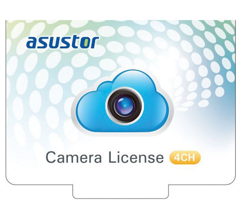 Asustor NVR 4 Channel Camera Licenses for Surveillance Center Digital Version