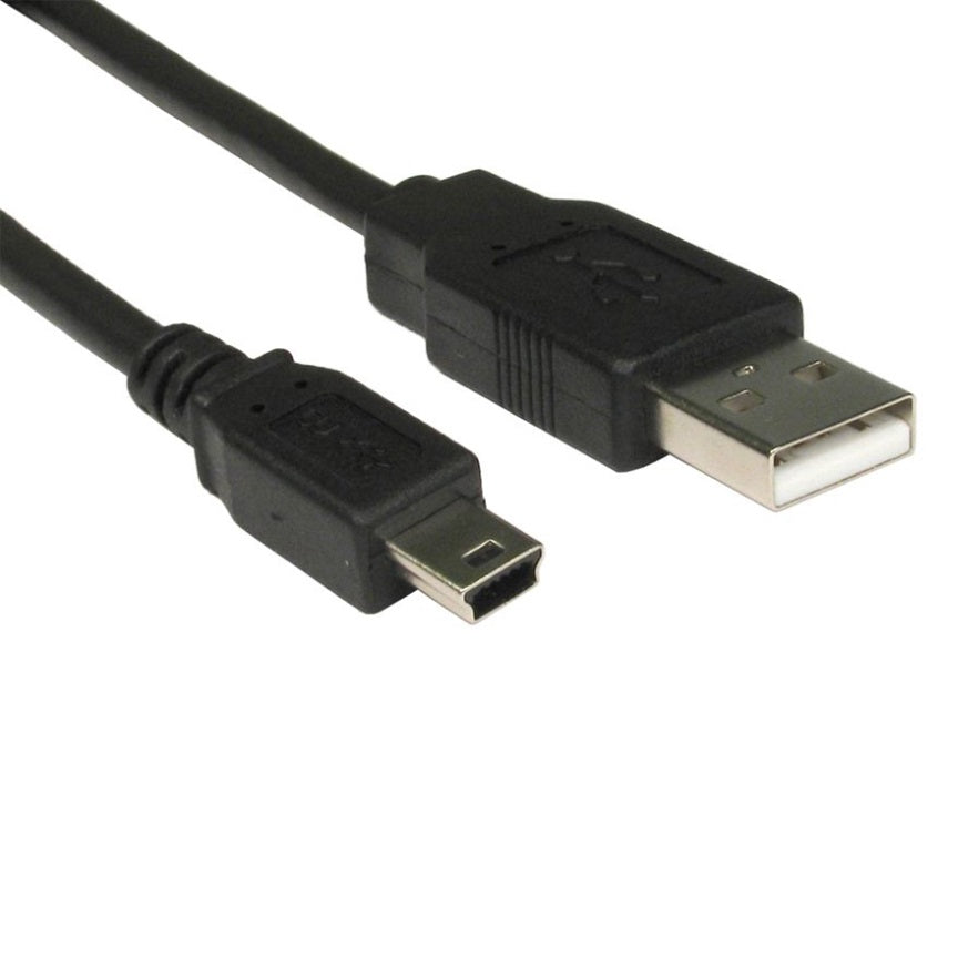 Gaming Desktop10x 8Ware USB 2.0 Cable 1m A Male to Mini B Black