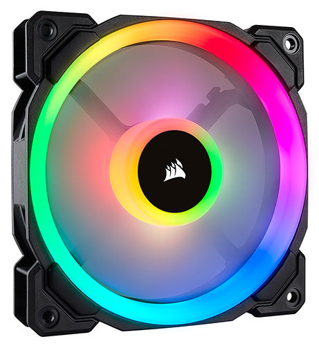 Corsair Light Loop Series, LL120 RGB, 120mm Dual Light Loop RGB LED PWM Fan, Single Pack