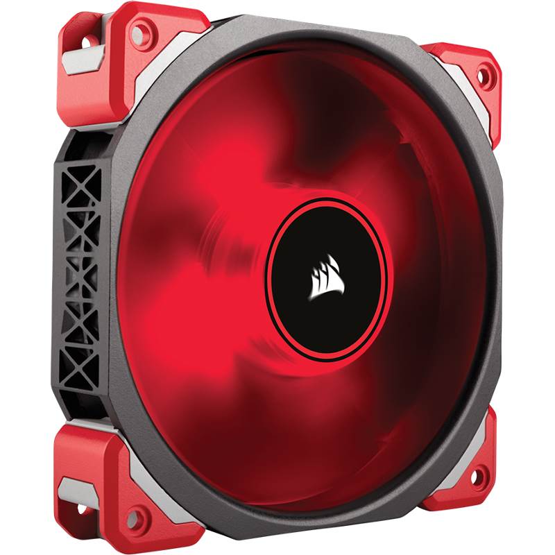 Corsair ML120 Pro LED, Red, 120mm Premium Magnetic Levitation Fan