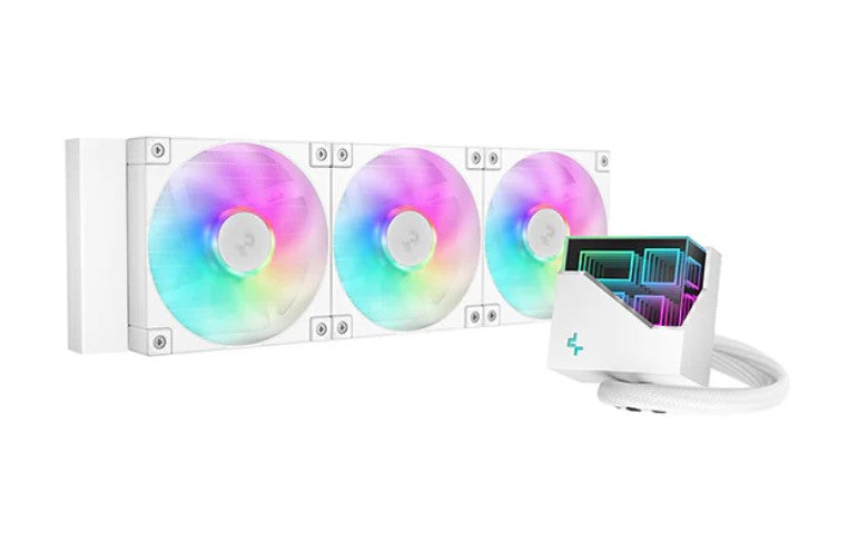 Gaming DesktopDeepCool LT360 A-RGB White High-performance Liquid CPU Cooler