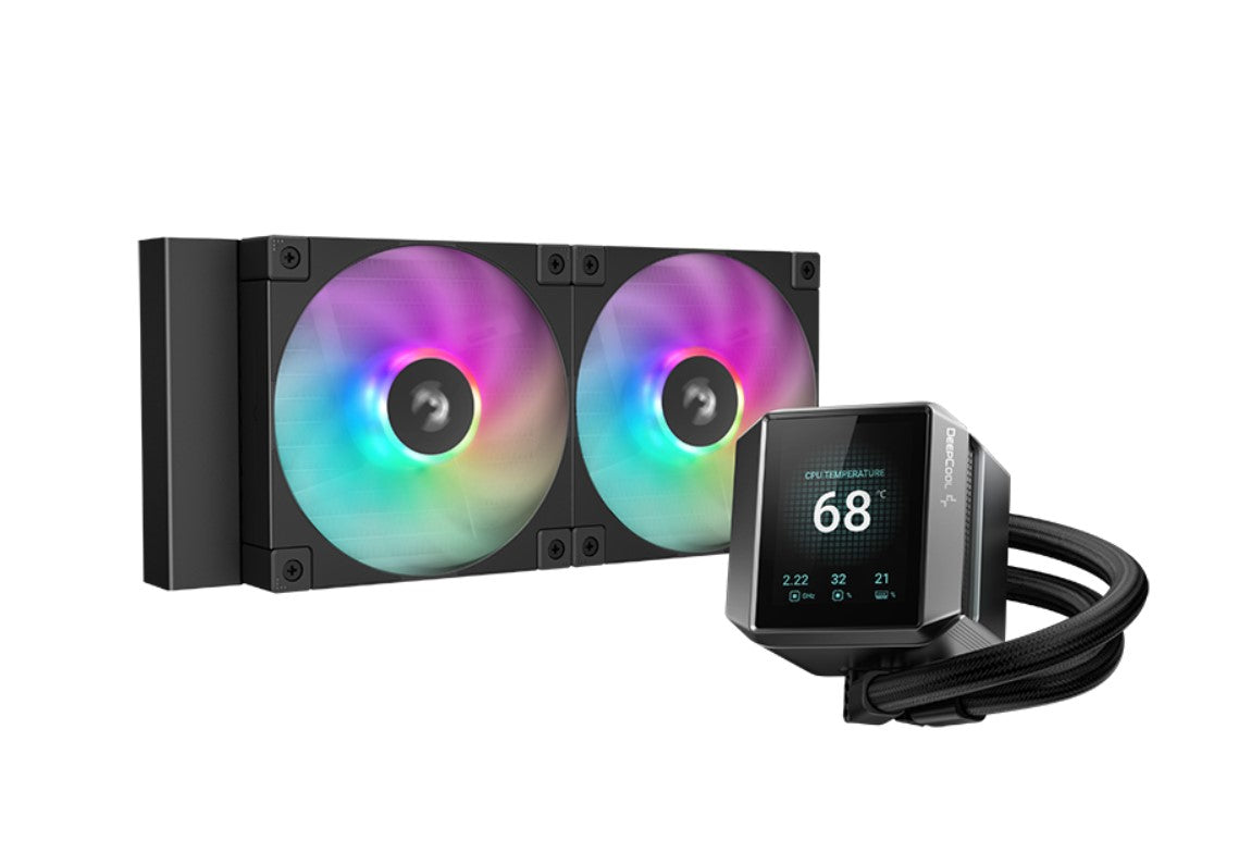 Gaming DesktopDeepCool MYSTIQUE 240 A-RGB LCD Liquil Cooler