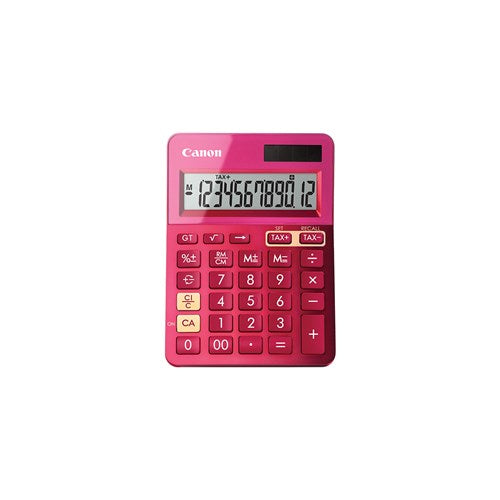 LS123KMPK METALLIC PINK 12 DIGIT DESKTOP CALCULATOR