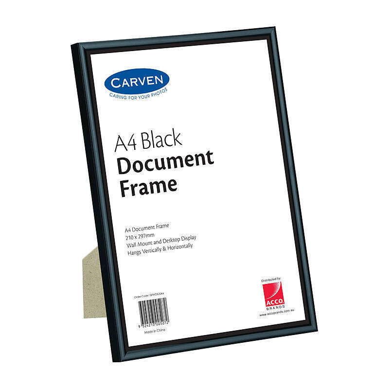 Gaming DesktopCarven Document Frame Black A4