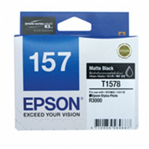 157 MATTE BLACK INK CARTRIDGE FOR STYLUS PHOTO R3000