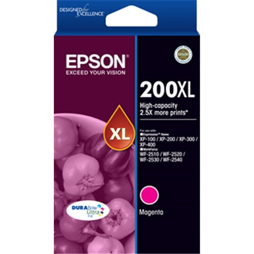 200XL HIGH CAPACITY DURABRITE ULTRA MAGENTA INK CARTRIDGE XP-200 300 400