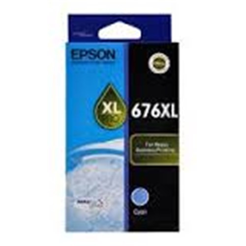 676XL CYAN INK CARTRIDGE FOR EPSON WORKFORCE 4530 4540