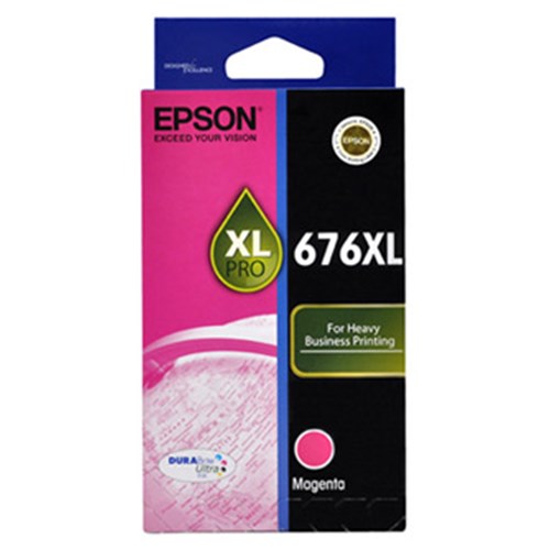 676XL MAGENTA INK CARTRIDGE EPSON WORKFORCE 4530 4540