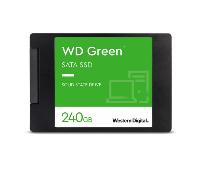 Gaming DesktopWestern Digital WD Green 240GB 2.5' SATA SSD 545R/430W MB/s 80TBW 3D NAND 7mm 3 Years Wty ~WDS240G2G0A