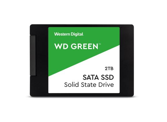 Gaming DesktopWestern Digital WD Green 2TB 2.5' SSD SATA 545R/430W MB/s 80TBW 3D NAND 7mm 3 Years Warranty