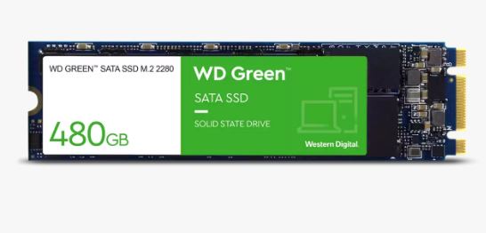 Gaming DesktopWestern Digital WD WDS480G3G0B Green SATA M.2 2280 SSD 480GB 3-Year Limited Warranty