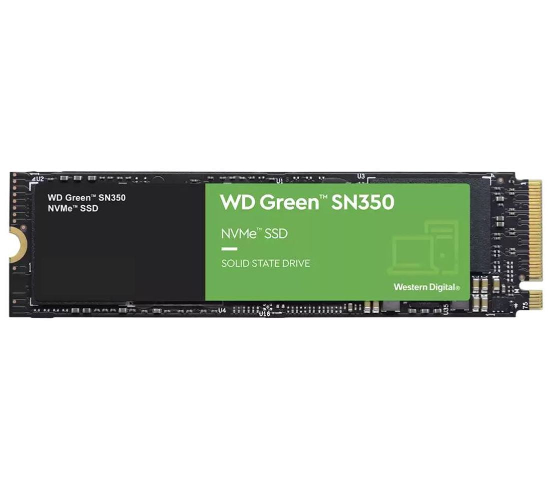 Gaming DesktopWestern Digital WD Green SN350 2TB M.2 NVMe SSD 3200MB/s 3000MB/s R/W 340K/380K IOPS1M hrs MTTF 3yrs wty