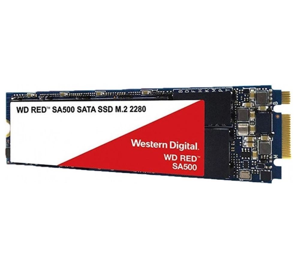 Gaming DesktopWestern Digital WD Red SA500 1TB M.2 SATA NAS SSD 24/7 560MB/s 530MB/s R/W 95K/85K IOPS 600TBW 2M hrs MTBF 5yrs wty