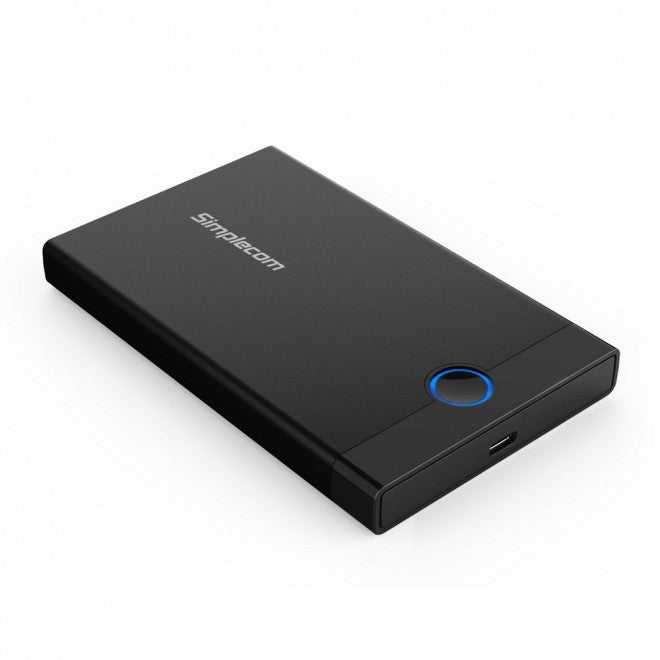 Simplecom SE229 Tool-free 2.5' SATA HDD SSD to USB-C Enclosure USB 3.2 Gen 2 (LS> SE239)