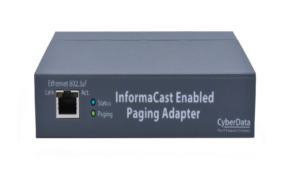 Gaming DesktopCyberdata 011280 InformaCast® Enabled Paging Adapter