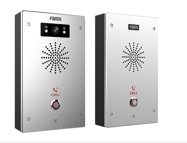 Fanvil i16SV Audio/Video Intercom, HD Audio/Video, Built-in HD camera, IP65 waterproof and dustproof, 2 SIP lines,  PoE enabled